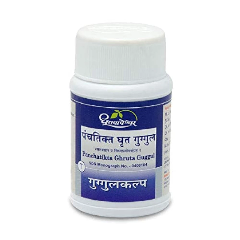 Dhootapapeshwar Panchatikta Ghruta Guggul, 60 Tablets-1.webp